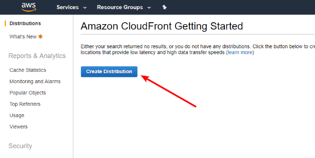 how to connect cloudfront to amazon s3