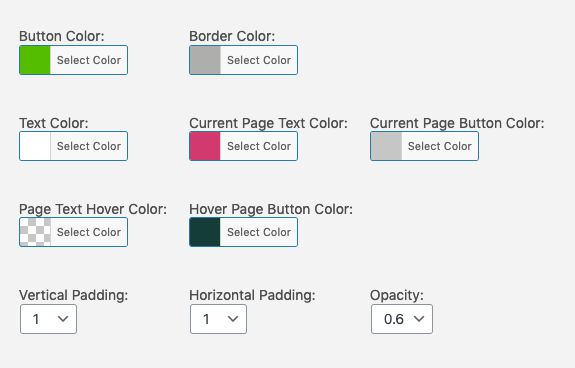 Pagination Style Customizer